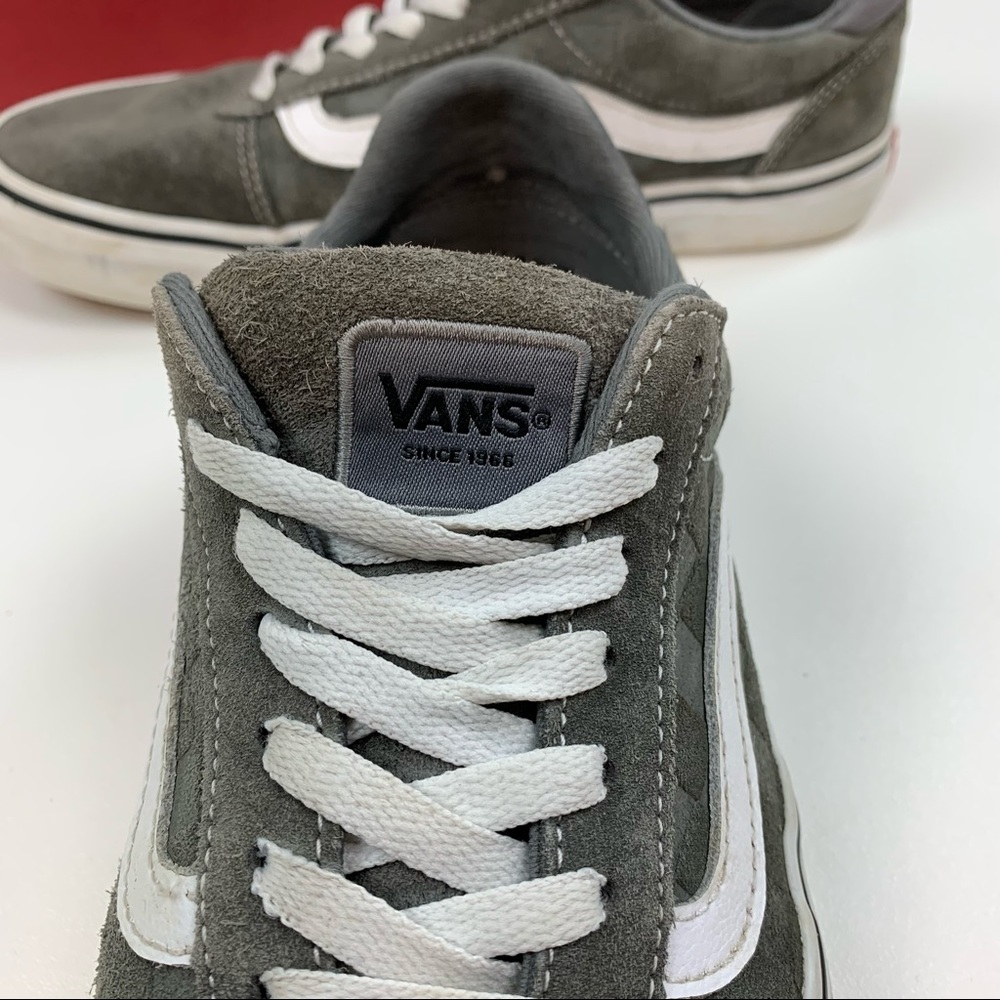 Vans Ward Deluxe Debos Checkerboard Gray Mens 8.5 - Picture 4 of 11